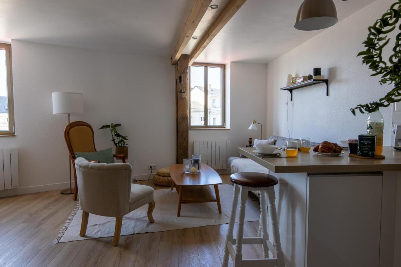 APPARTEMENT DUPLEX SAUMUR CENTRE, refait à neuf, à proximité du château Extérieur photo